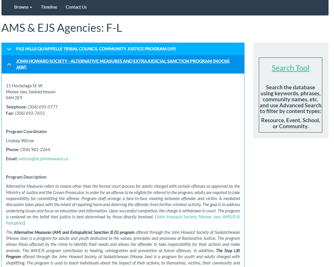 AMS AND EJS Agencies Webpage 