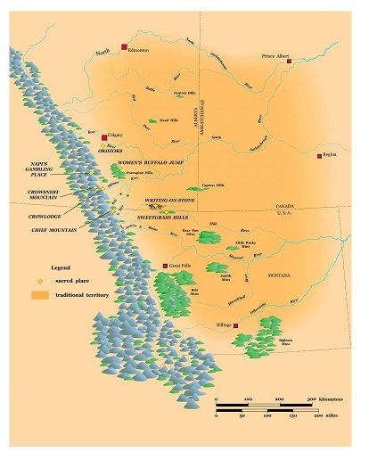 Traditional Territory of the Blackfoot Confederacy