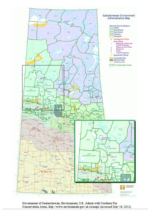 Northern Fur Conservation Areas - Government of Saskatchewan